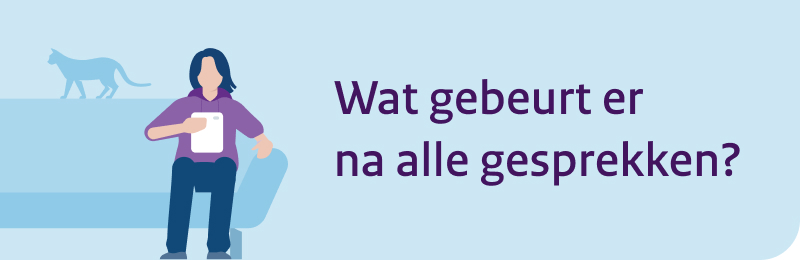Wat gebeurt er na de gesprekken