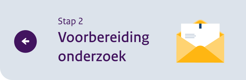 Voorbereiding onderzoek